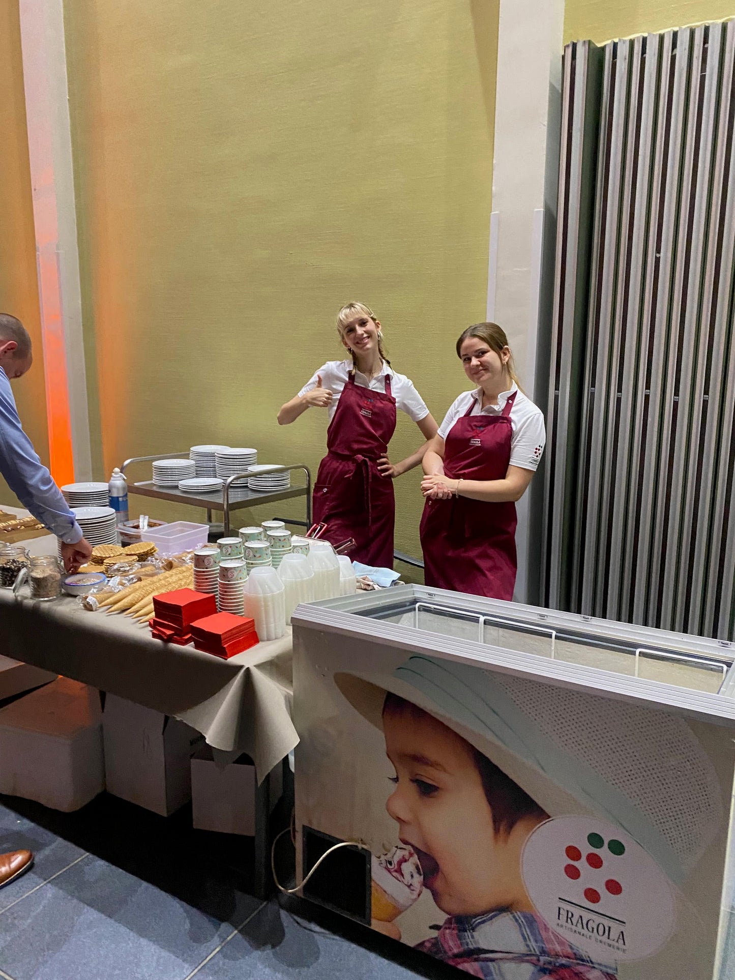 IJsjes scheppen op locatie