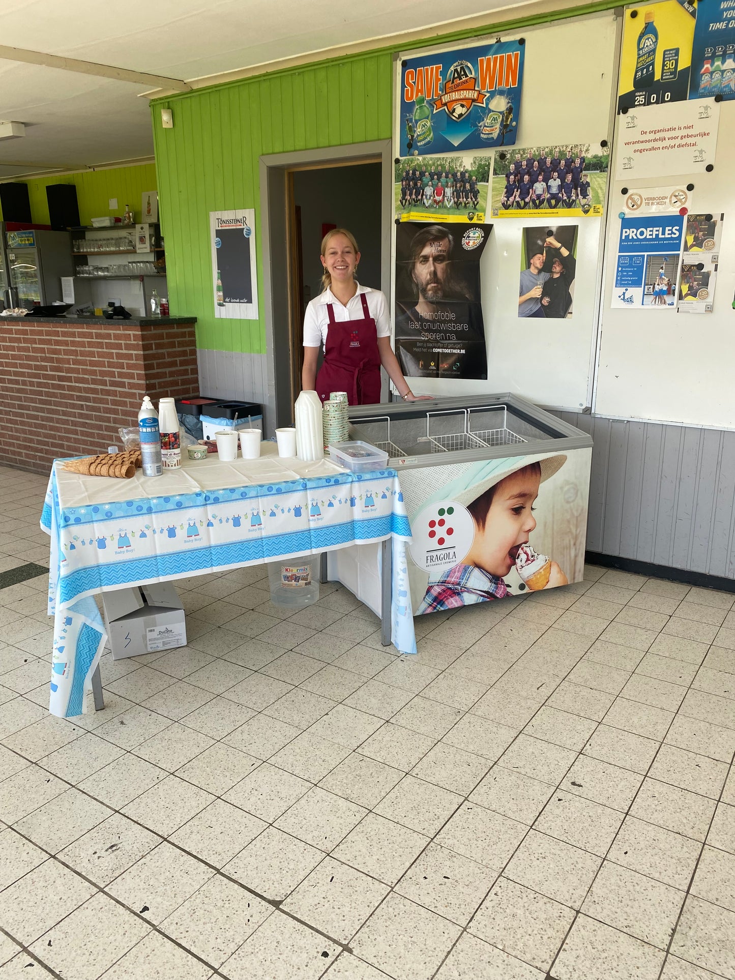 IJsjes scheppen op locatie