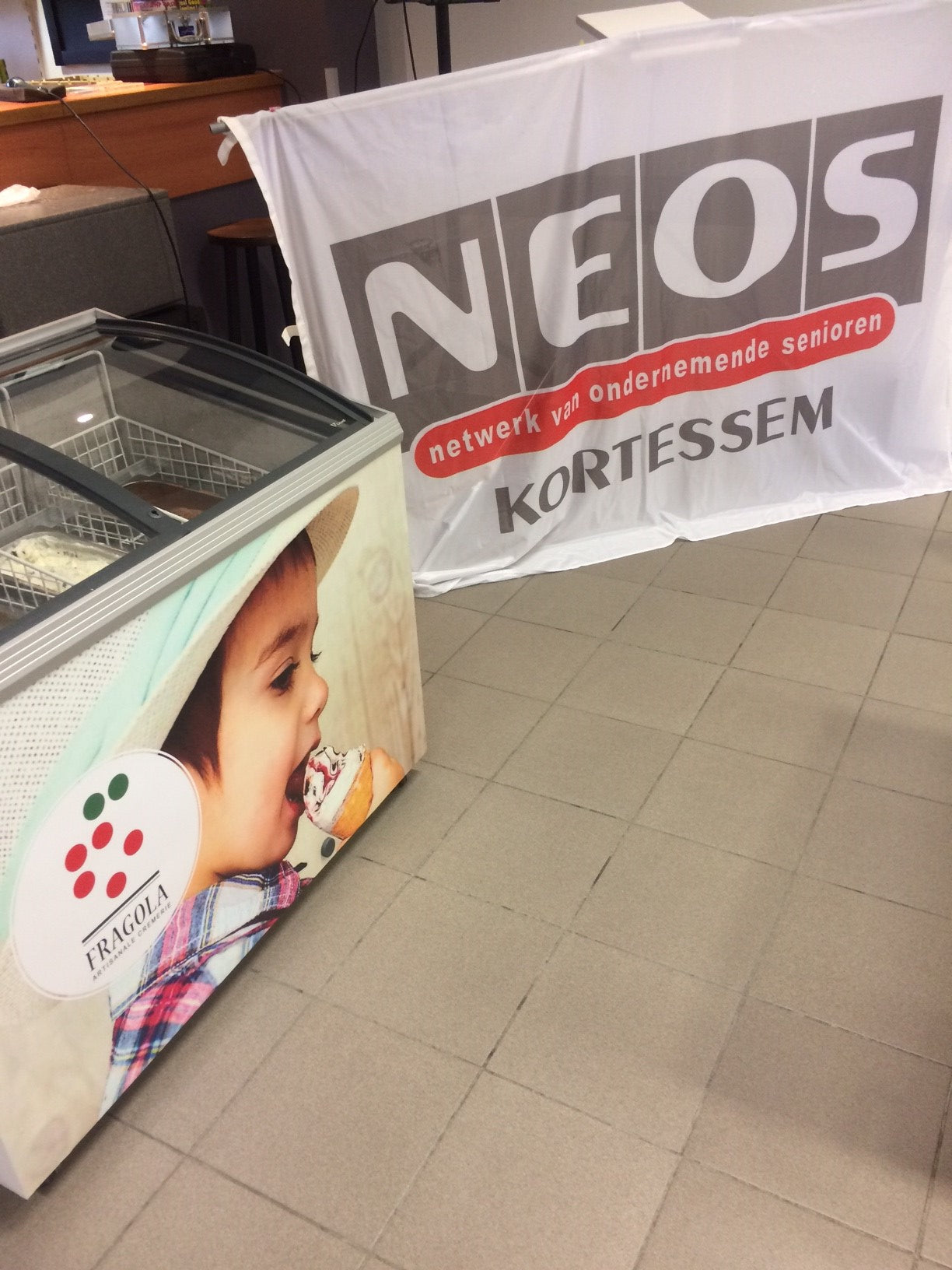 IJsjes scheppen op locatie